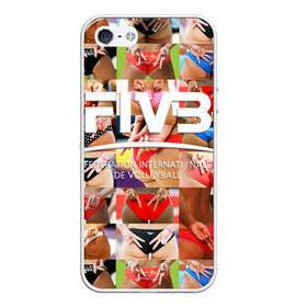 Чехол для iPhone 5/5S матовый с принтом Волейбол 1 в Новосибирске, Силикон | Область печати: задняя сторона чехла, без боковых панелей | fiv3 | volleyball | волейбол