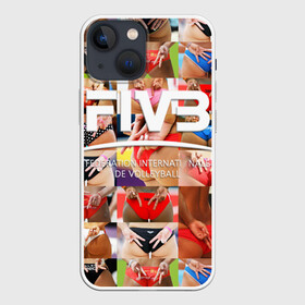 Чехол для iPhone 13 mini с принтом Волейбол 1 в Новосибирске,  |  | fiv3 | volleyball | волейбол