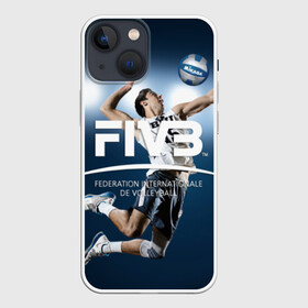 Чехол для iPhone 13 mini с принтом Волейбол 4 в Новосибирске,  |  | fiv3 | volleyball | волейбол