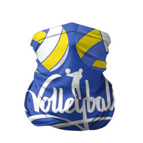 Бандана-труба 3D с принтом Волейбол 6 в Новосибирске, 100% полиэстер, ткань с особыми свойствами — Activecool | плотность 150‒180 г/м2; хорошо тянется, но сохраняет форму | Тематика изображения на принте: volleyball | волейбол
