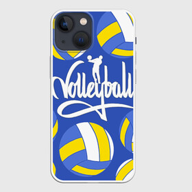 Чехол для iPhone 13 mini с принтом Волейбол 6 в Новосибирске,  |  | volleyball | волейбол