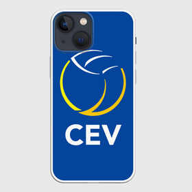 Чехол для iPhone 13 mini с принтом Волейбол 19 в Новосибирске,  |  | cev | volleyball | волейбол