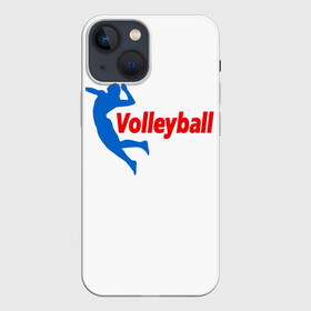 Чехол для iPhone 13 mini с принтом Волейбол 31 в Новосибирске,  |  | volleyball | волейбол