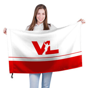 Флаг 3D с принтом Волейбол 70 в Новосибирске, 100% полиэстер | плотность ткани — 95 г/м2, размер — 67 х 109 см. Принт наносится с одной стороны | vl | volleyball | волейбол