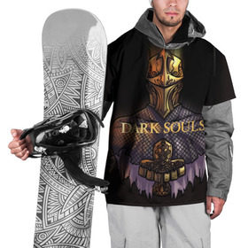 Накидка на куртку 3D с принтом Dark Souls 29 в Новосибирске, 100% полиэстер |  | dark souls | praise the sun | you died | дарк соулс