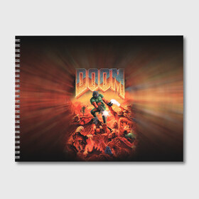 Альбом для рисования с принтом Doom 1993 в Новосибирске, 100% бумага
 | матовая бумага, плотность 200 мг. | 