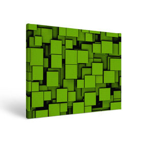 Холст прямоугольный с принтом Зеленые кубики в Новосибирске, 100% ПВХ |  | Тематика изображения на принте: кубы | текстура