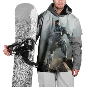 Накидка на куртку 3D с принтом Crysis в Новосибирске, 100% полиэстер |  | Тематика изображения на принте: crysis | крайзис | пророк