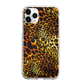 Чехол для iPhone 11 Pro матовый с принтом Леопард в Новосибирске, Силикон |  | 3д | животные | кошка | леопард | новая | хищник