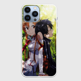 Чехол для iPhone 13 Pro Max с принтом Sword Art Online в Новосибирске,  |  | anime | asuna | kirito | sword art online | аниме | асуна | кирито | мастера меча онлайн