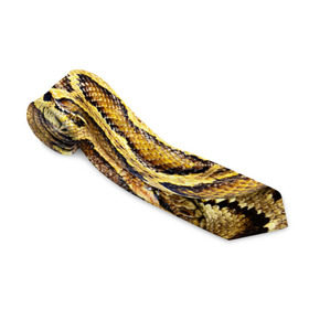Галстук 3D с принтом Змея в Новосибирске, 100% полиэстер | Длина 148 см; Плотность 150-180 г/м2 | snake | анаконда | гадюка | змеиная | змея | кобра | кожа | кожура | удав | уж | червь | червяк | яд
