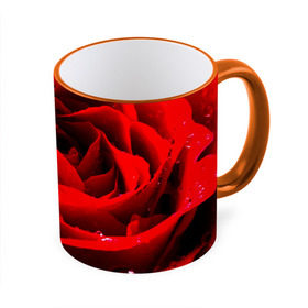Кружка 3D с принтом Роза в Новосибирске, керамика | ёмкость 330 мл | Тематика изображения на принте: роза | розовая | розы | романтика | цветы
