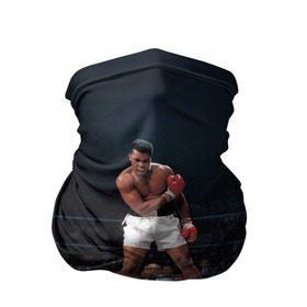 Бандана-труба 3D с принтом Muhammad Ali в Новосибирске, 100% полиэстер, ткань с особыми свойствами — Activecool | плотность 150‒180 г/м2; хорошо тянется, но сохраняет форму | impossible is nothing | muhammad ali | бокс | боксёр | мохаммед али | спорт