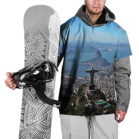 Накидка на куртку 3D с принтом Рио-де-Жанейро в Новосибирске, 100% полиэстер |  | brazil | rio de janeiro | бразилия | жара | каникулы | карнавал | мегаполис | отдых | отпуск | пляж | приключение | путешествие | рио де жанейро | туризм | футбол | южная америка
