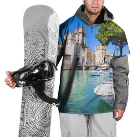 Накидка на куртку 3D с принтом Италия в Новосибирске, 100% полиэстер |  | europe | italy | вода | европа | ес | италия | каникулы | катера | отдых | отпуск | пляж | солнце | туризм