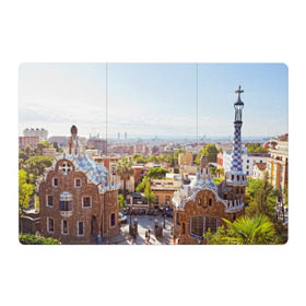 Магнитный плакат 3Х2 с принтом Барселона (Испания) в Новосибирске, Полимерный материал с магнитным слоем | 6 деталей размером 9*9 см | barcelona | europe | spain | барселона | европа | ес | испания | каталония | отдых | отпуск | туризм