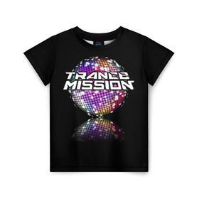 Детская футболка 3D с принтом Trancemission в Новосибирске, 100% гипоаллергенный полиэфир | прямой крой, круглый вырез горловины, длина до линии бедер, чуть спущенное плечо, ткань немного тянется | Тематика изображения на принте: trancemission |   |  trance mission | транс миссия | трансмиссия