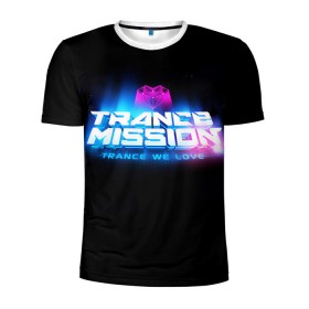 Мужская футболка 3D спортивная с принтом Trancemission 2 в Новосибирске, 100% полиэстер с улучшенными характеристиками | приталенный силуэт, круглая горловина, широкие плечи, сужается к линии бедра | trancemission |   |  trance mission | транс миссия | трансмиссия