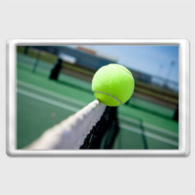 Магнит 45*70 с принтом Теннис в Новосибирске, Пластик | Размер: 78*52 мм; Размер печати: 70*45 | надаль | тенис