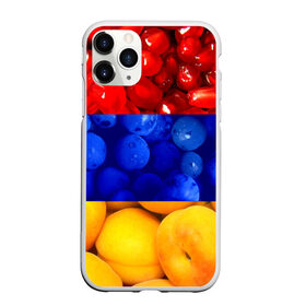 Чехол для iPhone 11 Pro Max матовый с принтом Флаг Армении в Новосибирске, Силикон |  | армения | гранат | персик | слива | страны | флаг армении | фрукты