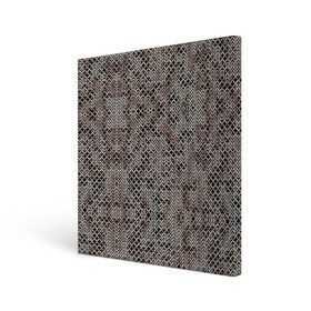 Холст квадратный с принтом Кольчуга в Новосибирске, 100% ПВХ |  | Тематика изображения на принте: броня | железо | металл | текстура