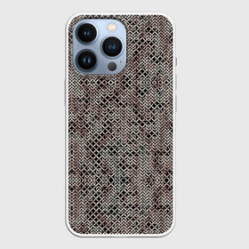 Чехол для iPhone 13 Pro с принтом Кольчуга в Новосибирске,  |  | броня | железо | металл | текстура