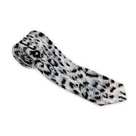 Галстук 3D с принтом White Jaguar в Новосибирске, 100% полиэстер | Длина 148 см; Плотность 150-180 г/м2 | Тематика изображения на принте: барс | леопард | ягуар