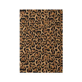 Обложка для паспорта матовая кожа с принтом Jaguar в Новосибирске, натуральная матовая кожа | размер 19,3 х 13,7 см; прозрачные пластиковые крепления | Тематика изображения на принте: оцелот | пума | текстура | ягуар