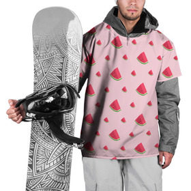 Накидка на куртку 3D с принтом Сочные арбузики в Новосибирске, 100% полиэстер |  | Тематика изображения на принте: арбузы | арт | еда | лето | фрукты