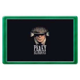 Магнит 45*70 с принтом Peaky Blinders 5 в Новосибирске, Пластик | Размер: 78*52 мм; Размер печати: 70*45 | peaky blinders | козырьки | козырьки сериал | острые козырьки | томас шелби