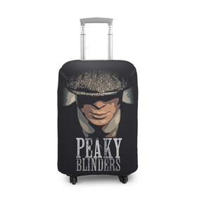 Чехол для чемодана 3D с принтом Peaky Blinders 5 в Новосибирске, 86% полиэфир, 14% спандекс | двустороннее нанесение принта, прорези для ручек и колес | peaky blinders | козырьки | козырьки сериал | острые козырьки | томас шелби