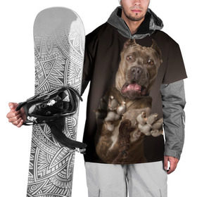 Накидка на куртку 3D с принтом Кане корсо в Новосибирске, 100% полиэстер |  | Тематика изображения на принте: animal | breed | brown | dog | fear | jump | legs | throw | бросок | дог | животное | испуг | коричневый | лапы | порода | прыжок | собака