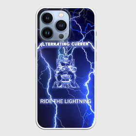 Чехол для iPhone 13 Pro с принтом Metallica   Ride the Lightning в Новосибирске,  |  | album | metal | metallica | ride the lightning | rock | альбом | метал | металлика | молния | рок