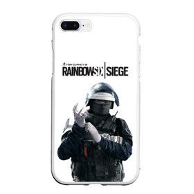 Чехол для iPhone 7Plus/8 Plus матовый с принтом Rainbow Six Siege в Новосибирске, Силикон | Область печати: задняя сторона чехла, без боковых панелей | rainbow six | tom clancy’s