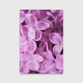 Обложка для паспорта матовая кожа с принтом Цветы сирени в Новосибирске, натуральная матовая кожа | размер 19,3 х 13,7 см; прозрачные пластиковые крепления | Тематика изображения на принте: девушкам | сирень | цветы