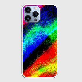 Чехол для iPhone 13 Pro Max с принтом Потертость в Новосибирске,  |  | разводы | цветной | яркий