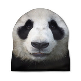 Шапка 3D с принтом Милая панда в Новосибирске, 100% полиэстер | универсальный размер, печать по всей поверхности изделия | animal | hunny | panda | животные | классная | милая | милота | панда | фото | хорошая