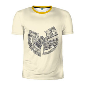 Мужская футболка 3D спортивная с принтом Wu-Tang Clan в Новосибирске, 100% полиэстер с улучшенными характеристиками | приталенный силуэт, круглая горловина, широкие плечи, сужается к линии бедра | wu tang
