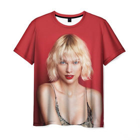 Мужская футболка 3D с принтом Taylor Swift в Новосибирске, 100% полиэфир | прямой крой, круглый вырез горловины, длина до линии бедер | звезда | знаменитость | музыка | певица