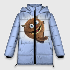 Женская зимняя куртка 3D с принтом Плюшевый чертёнок в Новосибирске, верх — 100% полиэстер; подкладка — 100% полиэстер; утеплитель — 100% полиэстер | длина ниже бедра, силуэт Оверсайз. Есть воротник-стойка, отстегивающийся капюшон и ветрозащитная планка. 

Боковые карманы с листочкой на кнопках и внутренний карман на молнии | дьявол | монстр | позитив | прикольные картинки | чёрт