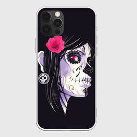 Чехол для iPhone 12 Pro Max с принтом День мертвецов в Новосибирске, Силикон |  | Тематика изображения на принте: mexi | день мертвых | мексика | мексиканский череп | мертвецов | орнамент | праздник | узоры | цветы