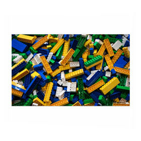 Бумага для упаковки 3D с принтом Конструктор LEGO в Новосибирске, пластик и полированная сталь | круглая форма, металлическое крепление в виде кольца | игрушка | конструктор | лего