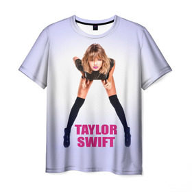 Мужская футболка 3D с принтом Taylor Swift в Новосибирске, 100% полиэфир | прямой крой, круглый вырез горловины, длина до линии бедер | звезда | знаменитость | музыка | певица | тейлор свифт