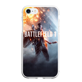 Чехол для iPhone 7/8 матовый с принтом Battlefield в Новосибирске, Силикон | Область печати: задняя сторона чехла, без боковых панелей | battlefield батла | батлфилд