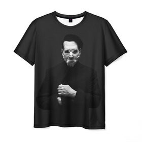 Мужская футболка 3D с принтом Marilyn Manson в Новосибирске, 100% полиэфир | прямой крой, круглый вырез горловины, длина до линии бедер | звезда | знаменитость | музыка | мэрилин мэнсон | певец | рокер