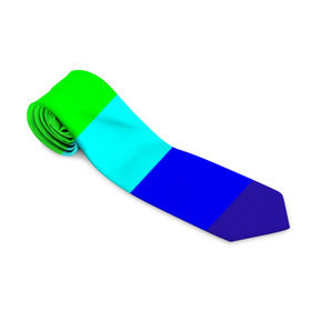 Галстук 3D с принтом Радуга в Новосибирске, 100% полиэстер | Длина 148 см; Плотность 150-180 г/м2 | Тематика изображения на принте: жёлтый | зелёный | красный | оранжевый | полосы | радуга | синий | фиолетовый