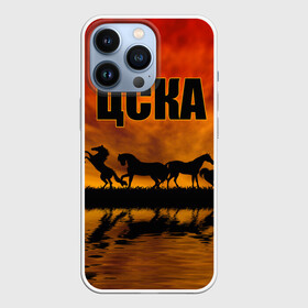 Чехол для iPhone 13 Pro с принтом ЦСКА (воля) в Новосибирске,  |  | Тематика изображения на принте: премьер лига | рфпл | футбол | цска | чемпион