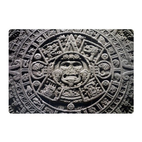 Магнитный плакат 3Х2 с принтом Календарь ацтеков в Новосибирске, Полимерный материал с магнитным слоем | 6 деталей размером 9*9 см | Тематика изображения на принте: ацтеки | древняя цивилизация | индейцы | майя | южная америка