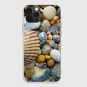 Чехол для iPhone 12 Pro Max с принтом Морские ракушки и камни в Новосибирске, Силикон |  | Тематика изображения на принте: камни | море | морские камни | ракушки