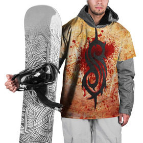Накидка на куртку 3D с принтом Slipknot в Новосибирске, 100% полиэстер |  | deth | rock | slipknot | рок | слипнот